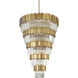 Canada 60 Light 43.4 inch Shiny Gold Chandelier Ceiling Light